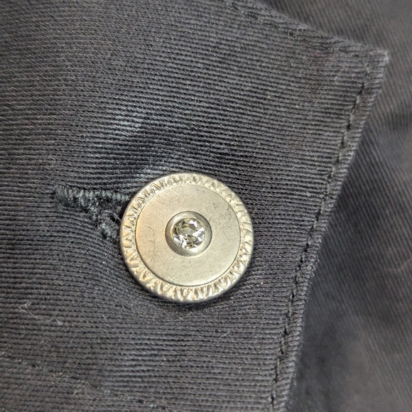 Power Cat Black Custom Embellished Jacket Size Large - Picture 5 of 10